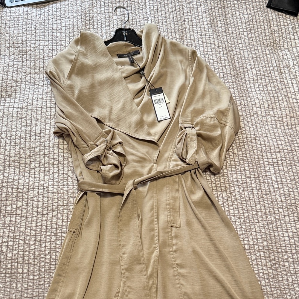 BCBGMaxAzria Tan Midi Dress
